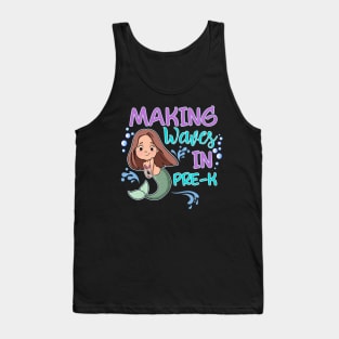 Mermaid Pre-K Making Waves Pre K Tank Top